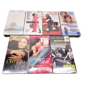 7 Lot Factory Sealed VHS Movies Miss Congeniality Swordfish What Lies Beneath